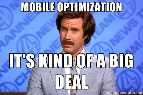 mobile optimization meme